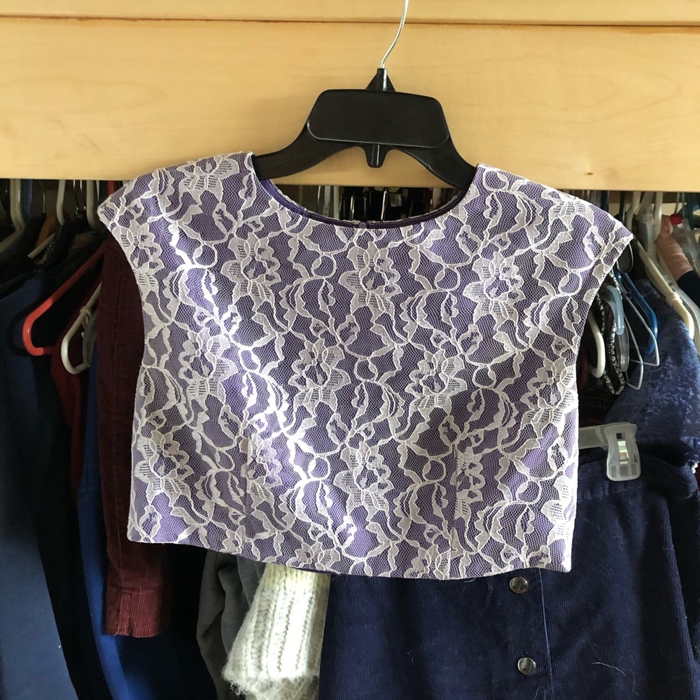 Handmade cropped shirt